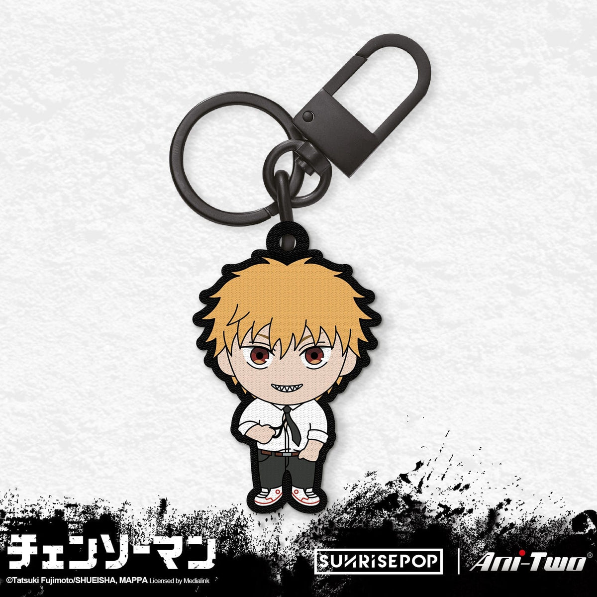 SUNRISEPOP Chainsaw Man Embroidery Keyring