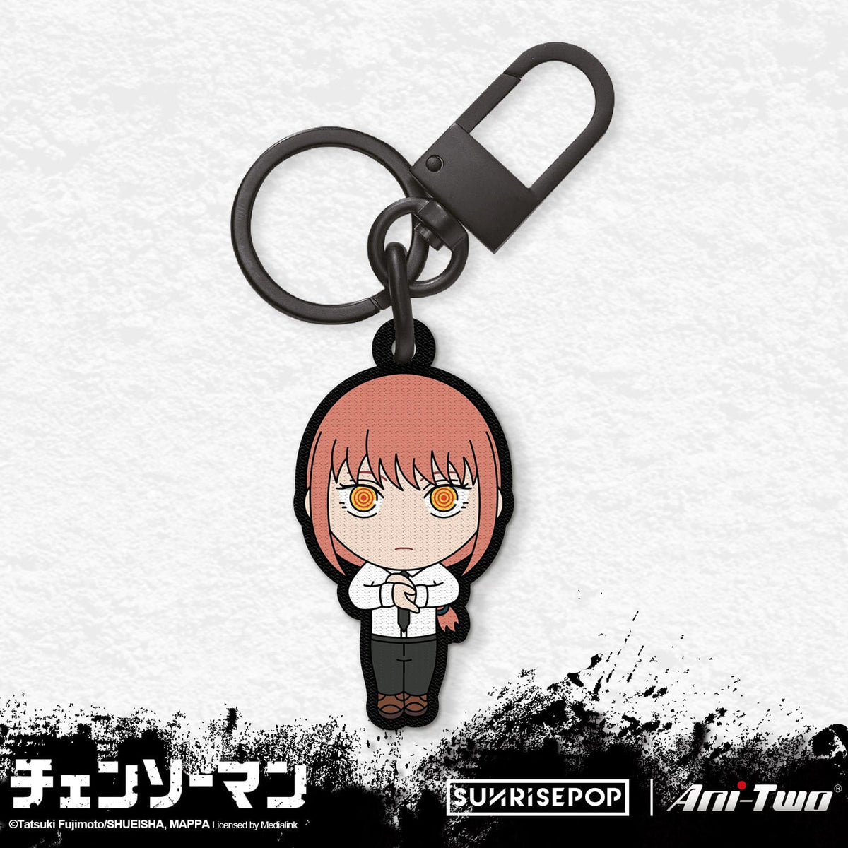 SUNRISEPOP Chainsaw Man Embroidery Keyring