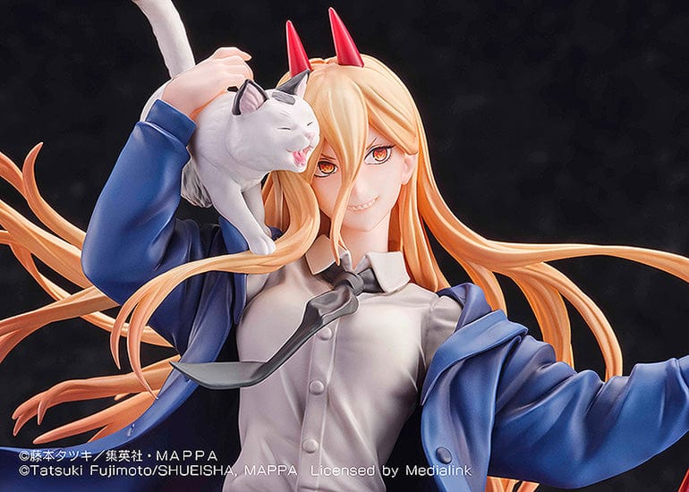 SEGA Co., Ltd. Chainsaw Man Figure Power &amp; Meowy 1/7 Scale Figure