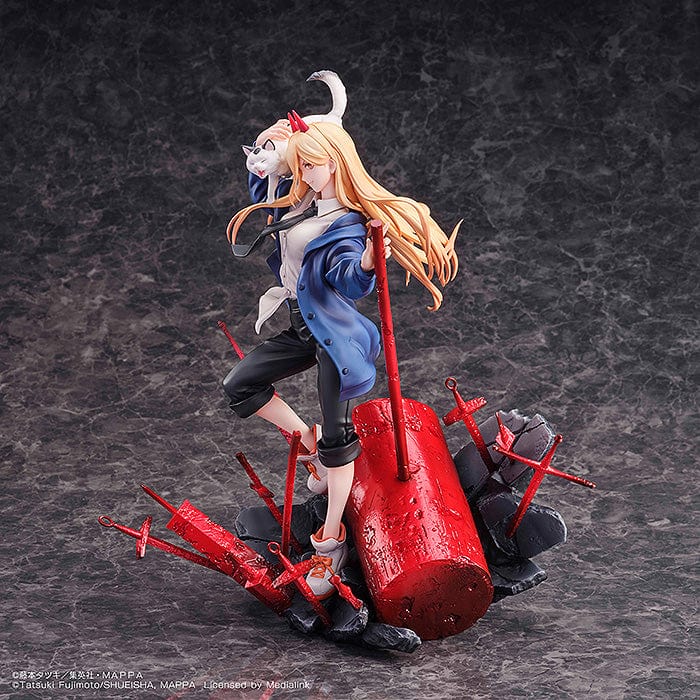 SEGA Co., Ltd. Chainsaw Man Figure Power &amp; Meowy 1/7 Scale Figure