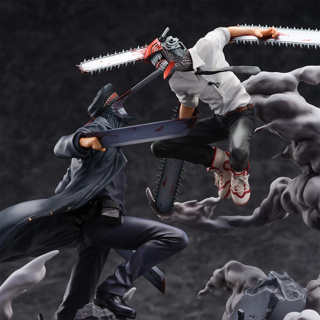 SEGA Chainsaw Man Super Situation Figure Chainsaw Man vs Samurai Sword
