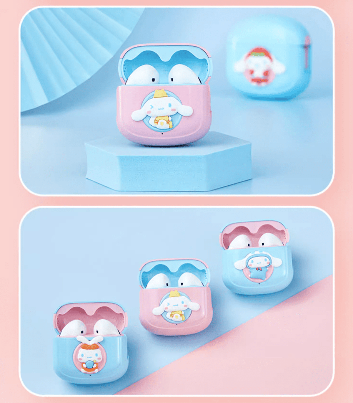 Moetch CINNAMONROLL DESTRESS BLUETOOTH EARPHONE &amp; CASE