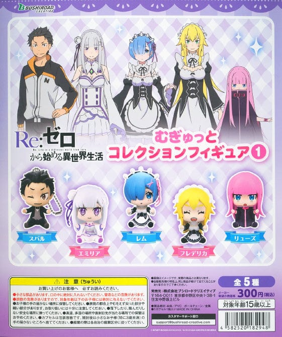 Bushiroad Creative CP1140 Re: Zero kara Hajimeru Isekai Seikatsu : Mugyutto Capsule Collection Figure 1