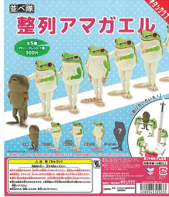 Kitan Club CP1383 Narabe-tai Seiretsu Tree Frog