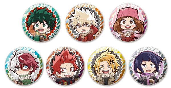 Takara Tomy A.R.T.S Deformed My Hero Academia Holiday Trading Can Badge