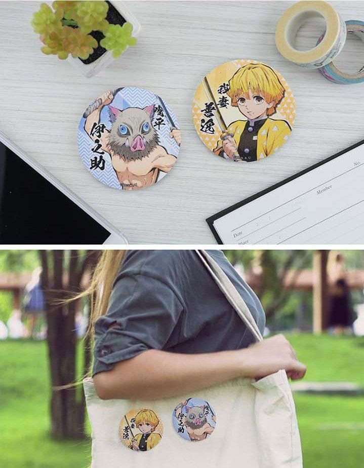 Muse Demon Slayer Kimetsu no Yaiba Diamond Badge set