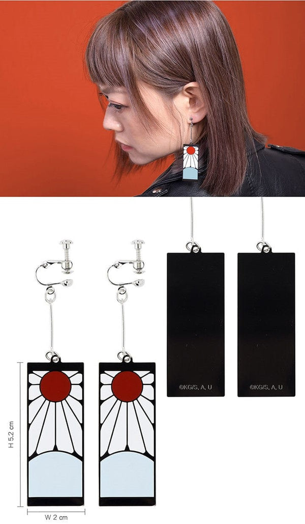 Demon Slayer Kimetsu no Yaiba Earring (B Tanjiro) Oh Gatcha