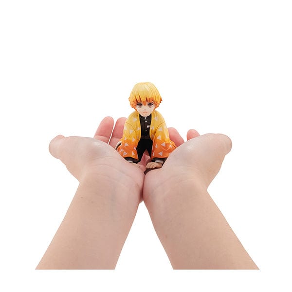 Megahouse Demon Slayer Kimetsu no Yaiba G.E.M Series Palm Size Zenitsu ( with gift - illustration card )
