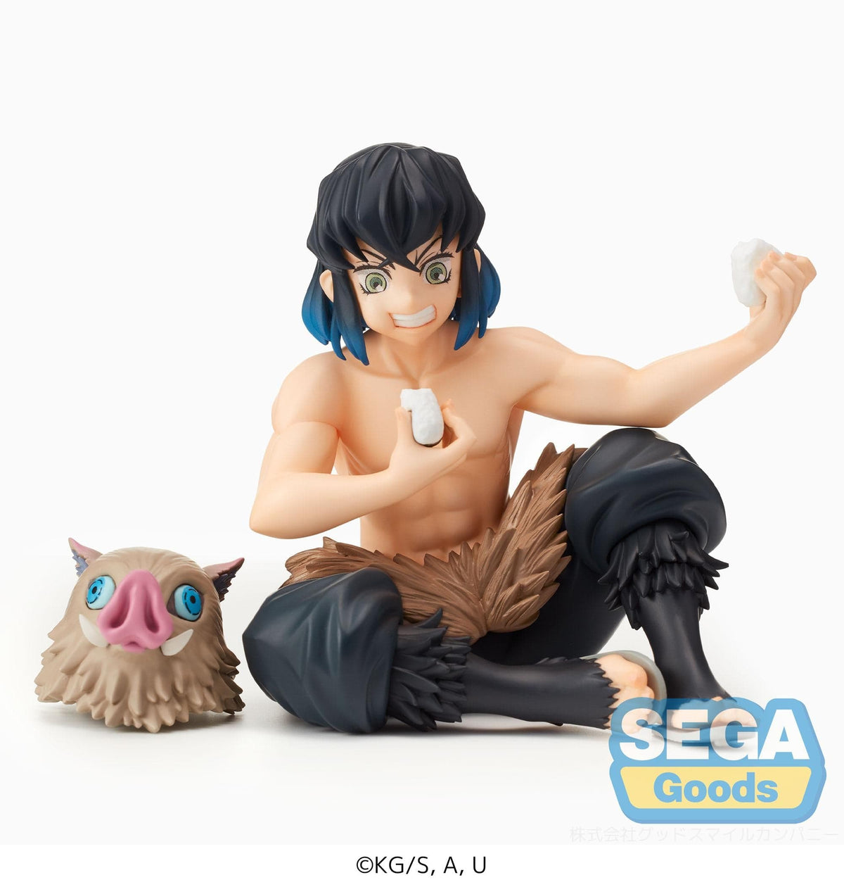 SEGA Demon Slayer : Kimetsu no Yaiba Inosuke Hashibira PM Perching Figure