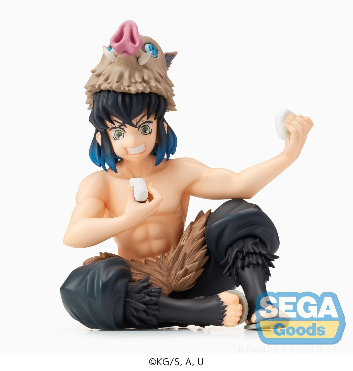 SEGA Demon Slayer : Kimetsu no Yaiba Inosuke Hashibira PM Perching Figure