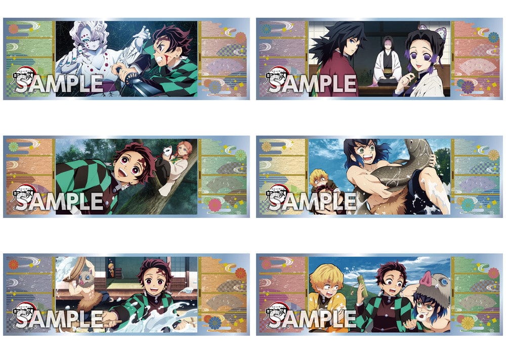 Planche de Stickers / Timbre Demon Slayer Kimestu No Yaiba Planche de Stickers / Timbre Demon Slayer Kimestu No Yaiba