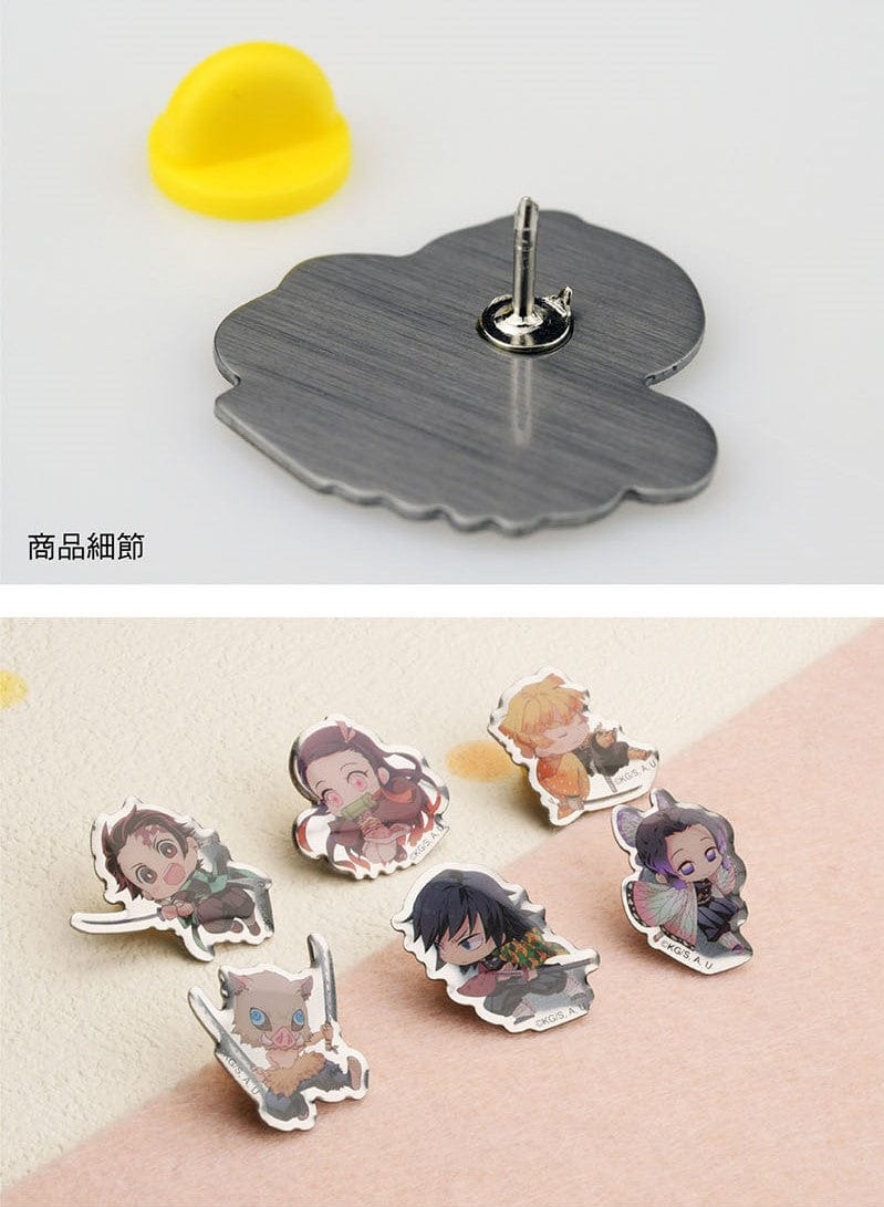 Muse Demon Slayer Kimetsu no Yaiba Metal Badge Set