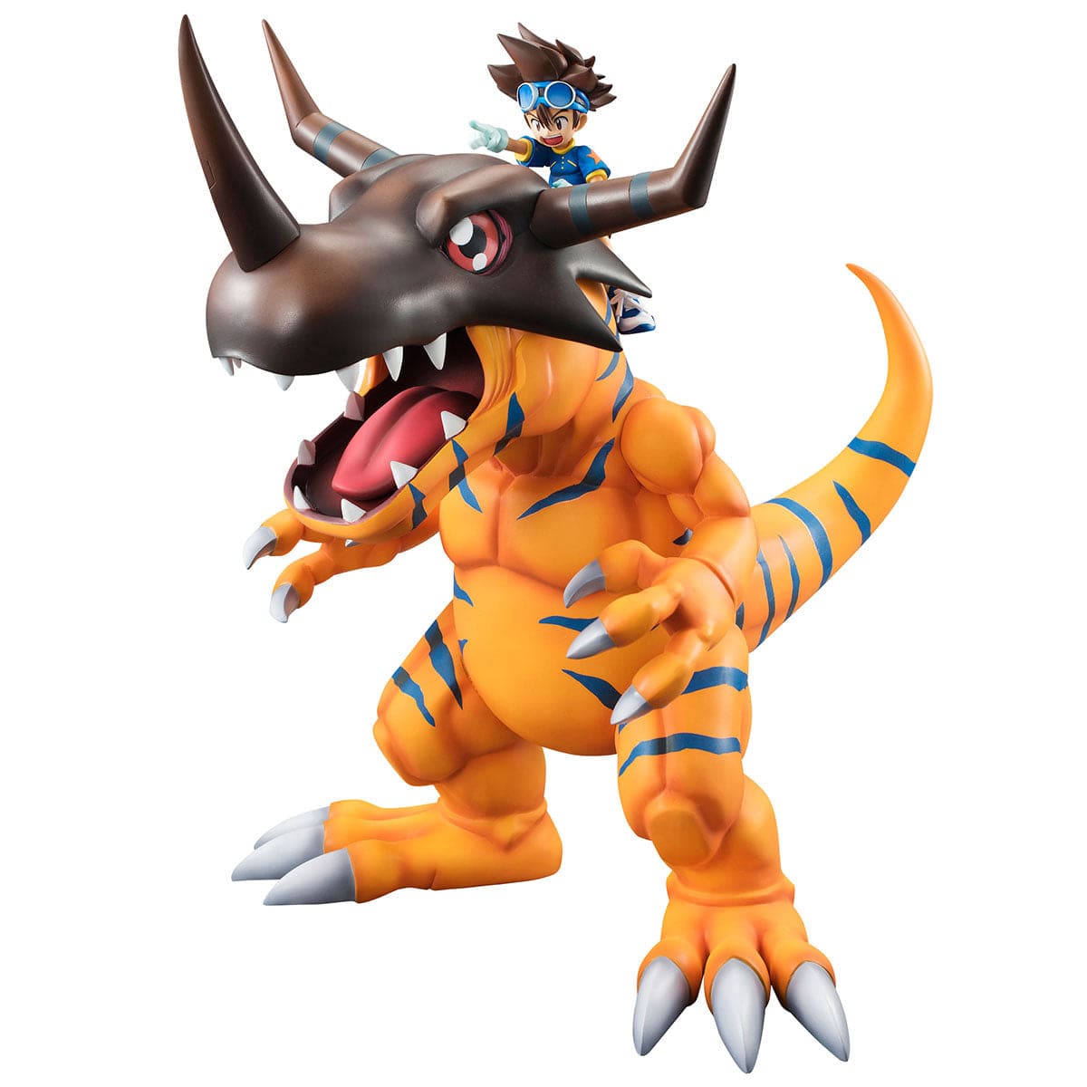 Megahouse DIGIMON ADVENTURE G.E.M. SERIES Greymon & Taichi Yagami (repeat)
