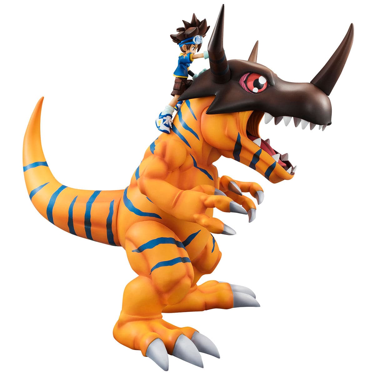 Megahouse DIGIMON ADVENTURE G.E.M. SERIES Greymon &amp; Taichi Yagami (repeat)