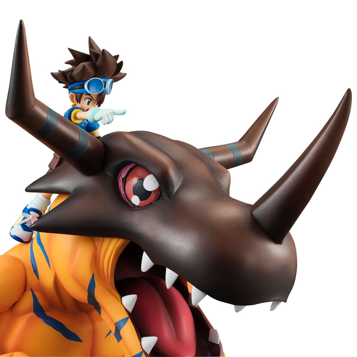 Megahouse DIGIMON ADVENTURE G.E.M. SERIES Greymon &amp; Taichi Yagami (repeat)