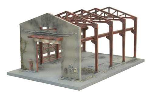 ☆Diorama Display Factory☆ Old Factory Diorama Stack Display Case – Limited Edition