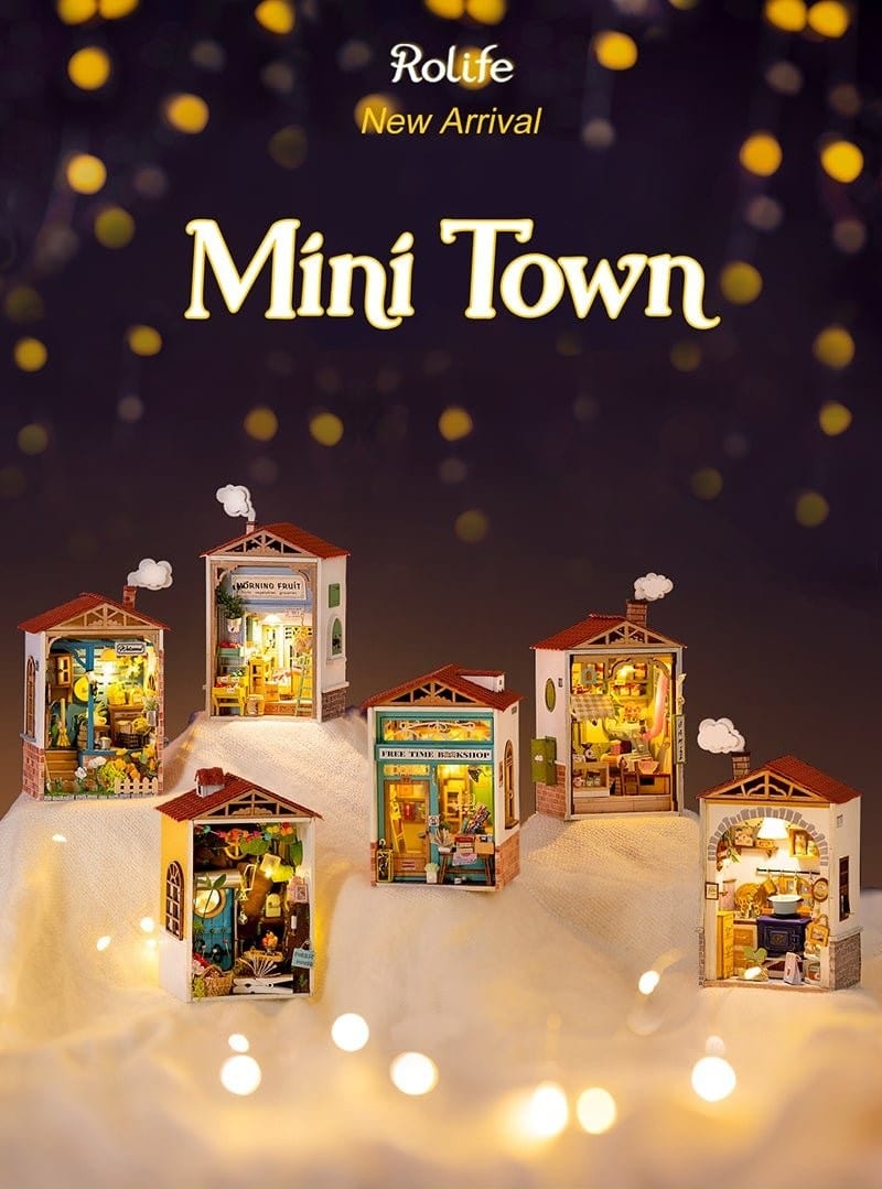 Rolife DIY Miniature Dollhouse Mini Town series