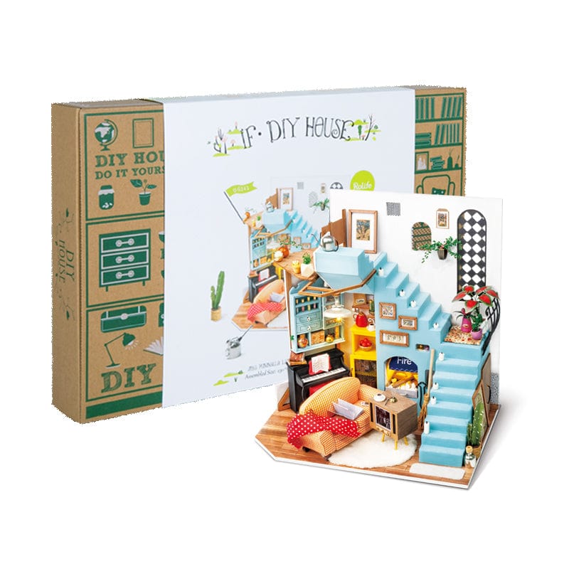 Rolife DIY MINIATURE HOUSE - JOY&#39;S PENINSULA LIVING ROOM