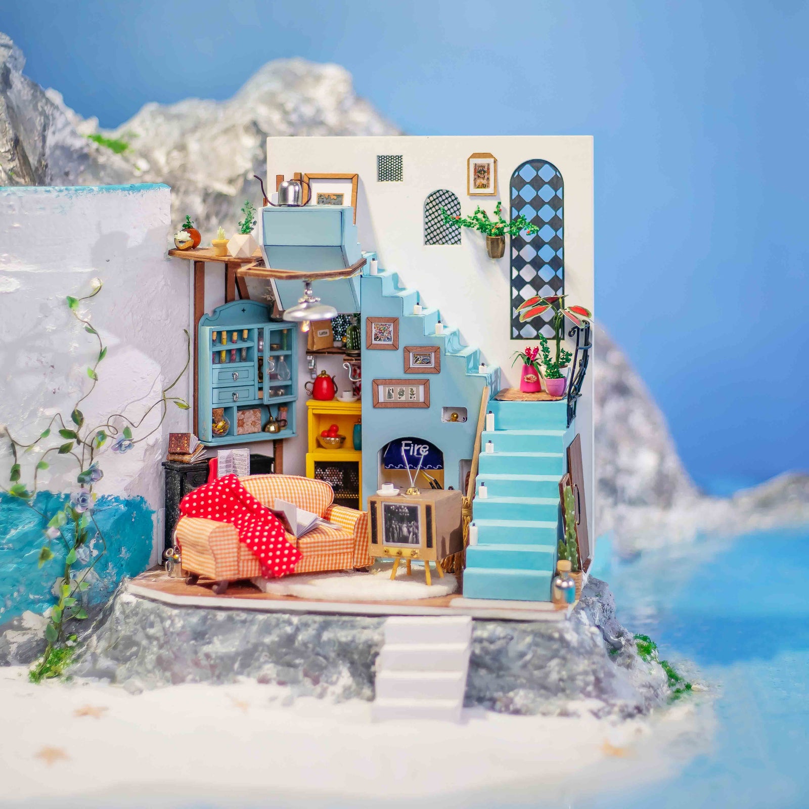 Rolife DIY MINIATURE HOUSE - JOY'S PENINSULA LIVING ROOM