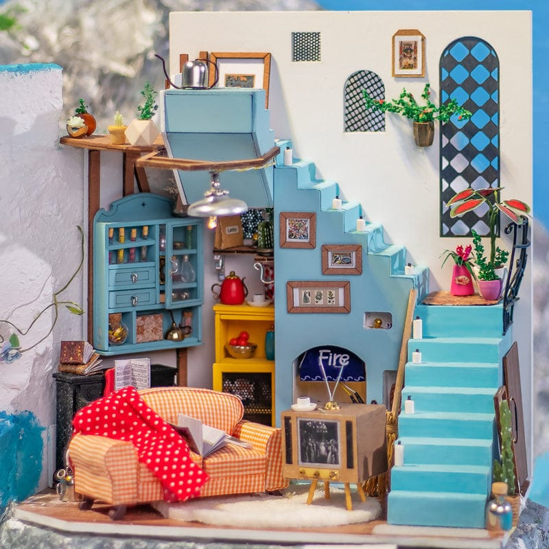 Rolife DIY MINIATURE HOUSE - JOY&#39;S PENINSULA LIVING ROOM