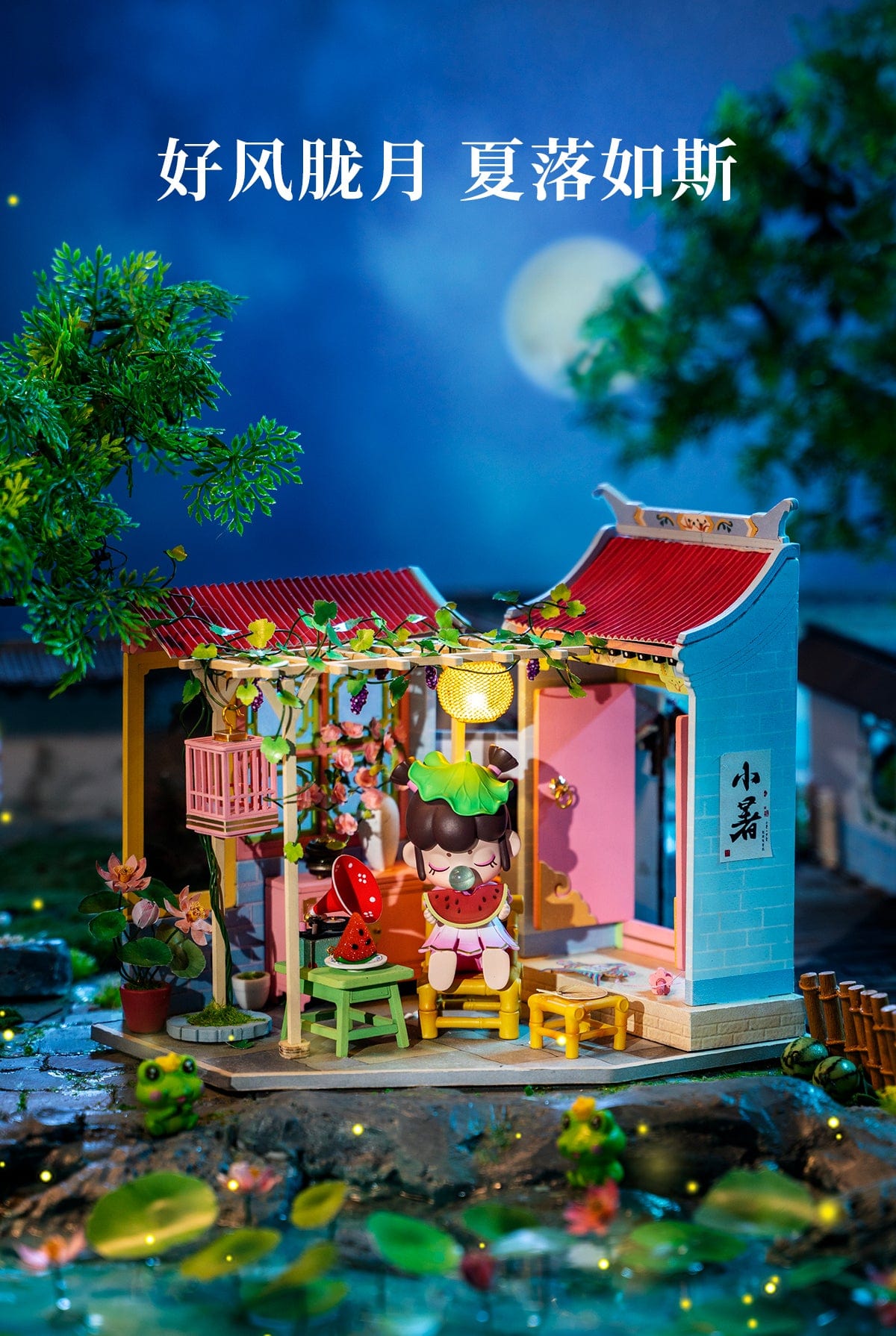Rolife DIY MINIATURE HOUSE NANCI SUMMER RELAX + FIGURE