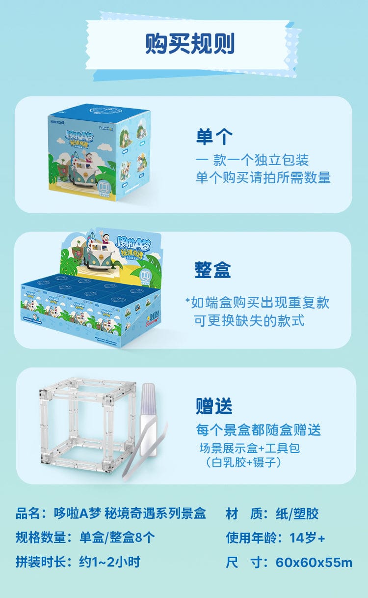 Moetch Doraemon Mystery Adventure Make Box