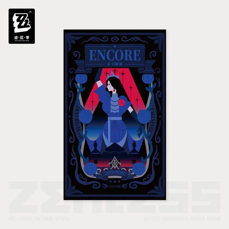 ZENLESS ZONE ZERO Random Play Videotape Series Collectible Poster Second Edition