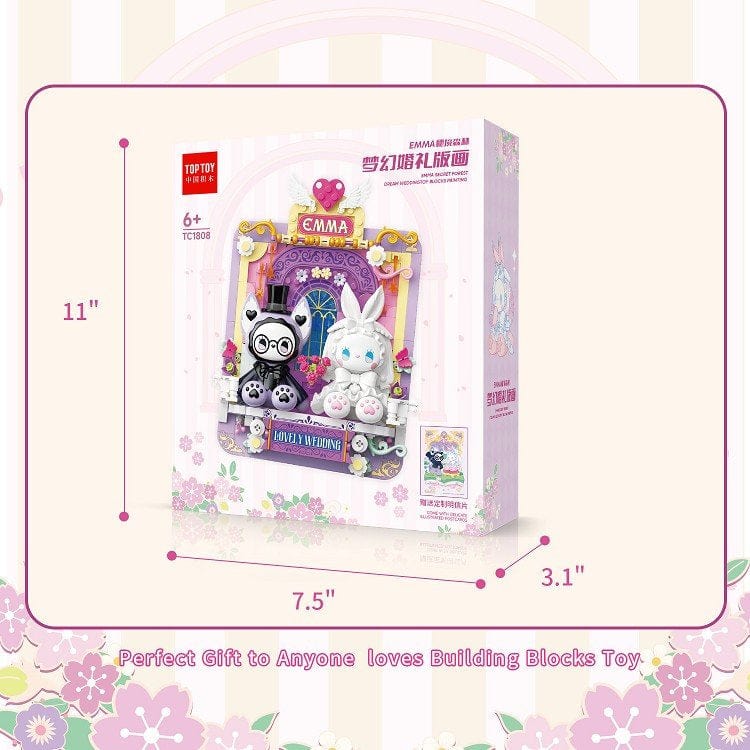 MJ STUDIO EMMA Secret Forest Dream Wedding Painting Building Blocks