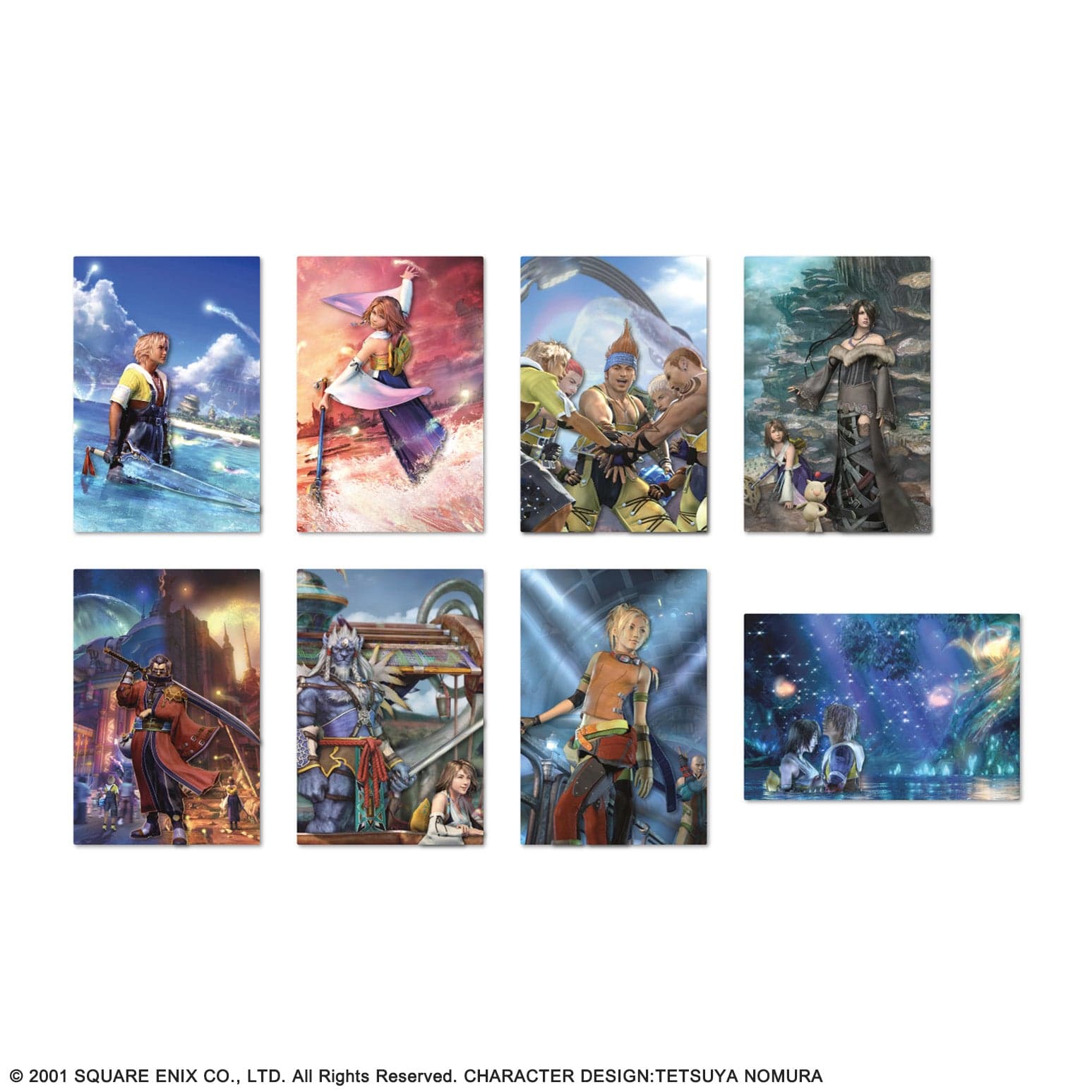 Square Enix FINAL FANTASY X Clear Visual card Set