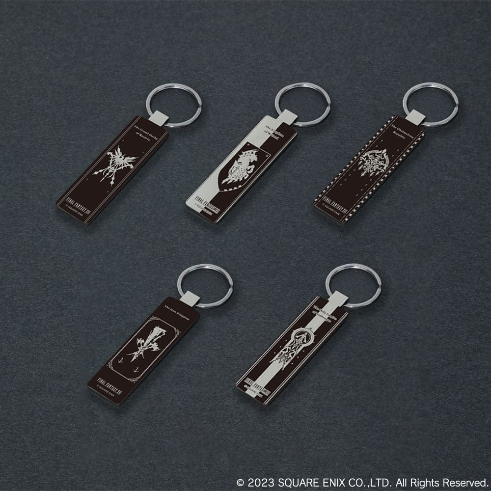 Square Enix FINAL FANTASY XVI National Emblem Metal Mirror Key Holder