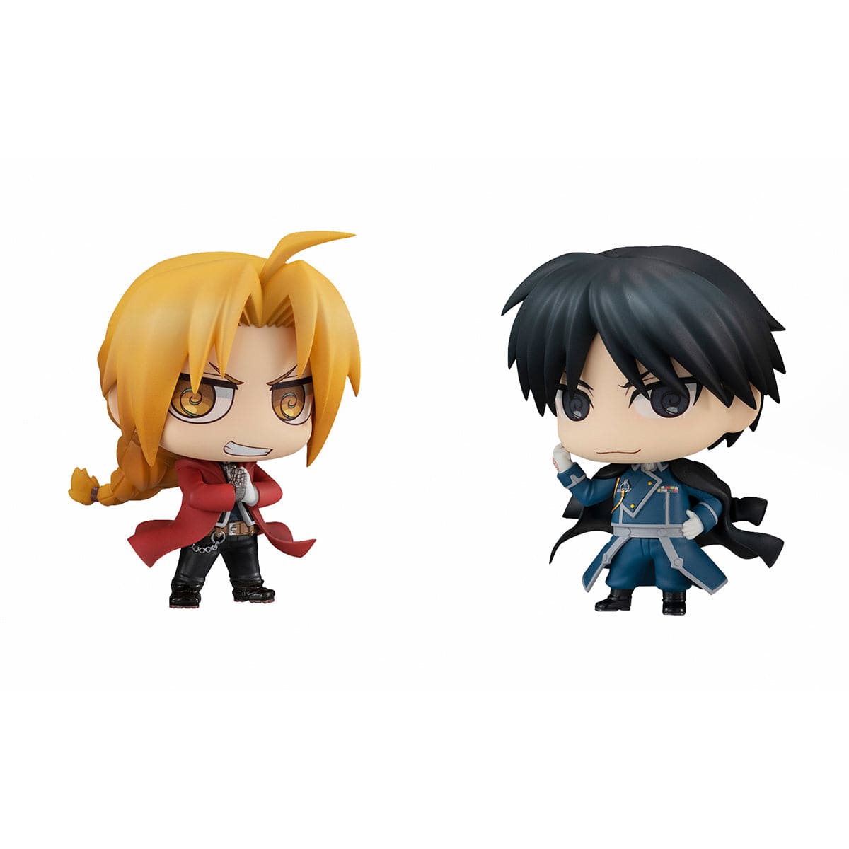 Megahouse Fullmetal Alchemist Brotherhood ChimiMega Buddy Series Edward Elric &amp; Roy Mustang Set (with gift)