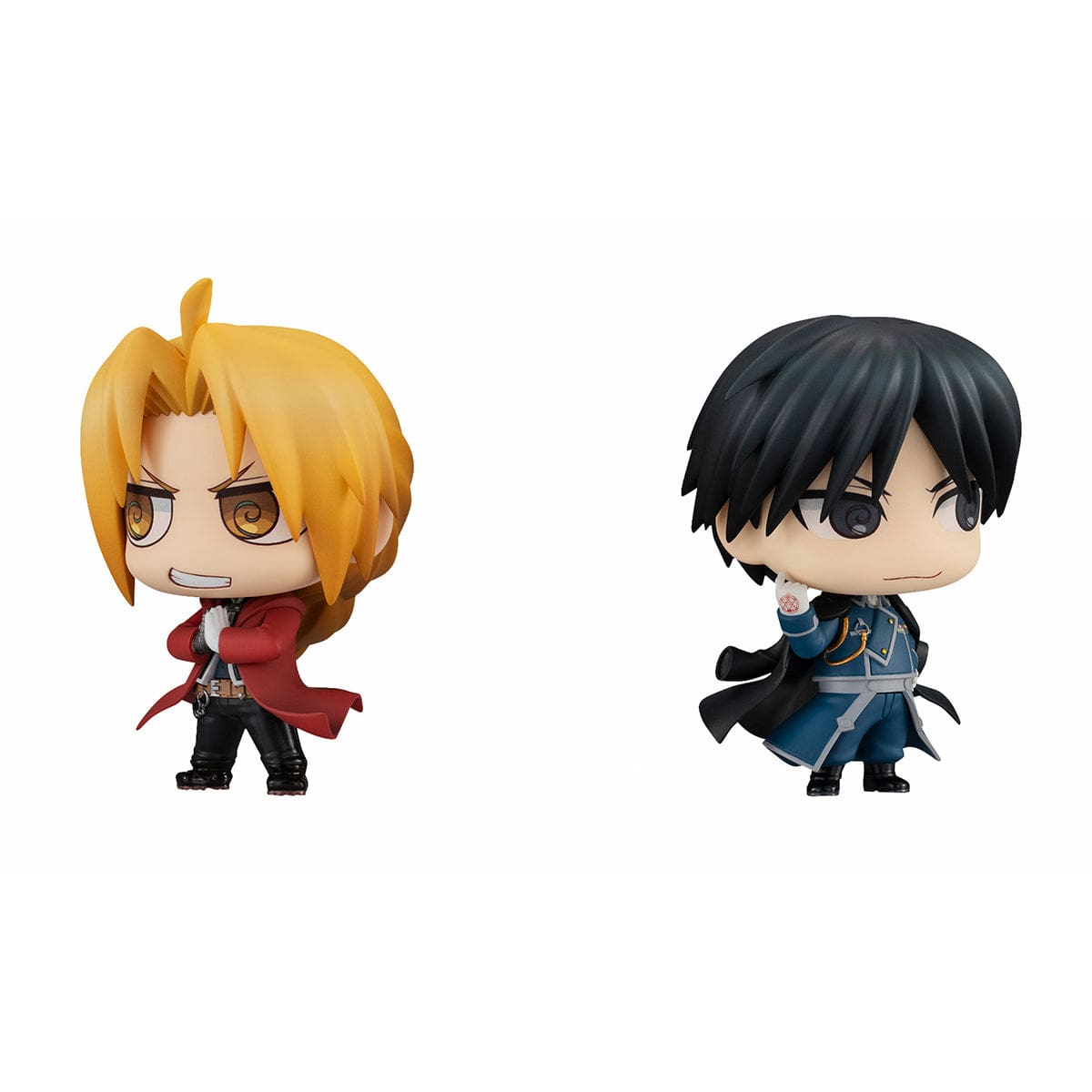 Megahouse Fullmetal Alchemist Brotherhood ChimiMega Buddy Series Edward Elric &amp; Roy Mustang Set (with gift)