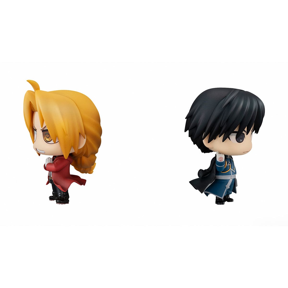 Megahouse Fullmetal Alchemist Brotherhood ChimiMega Buddy Series Edward Elric &amp; Roy Mustang Set (with gift)