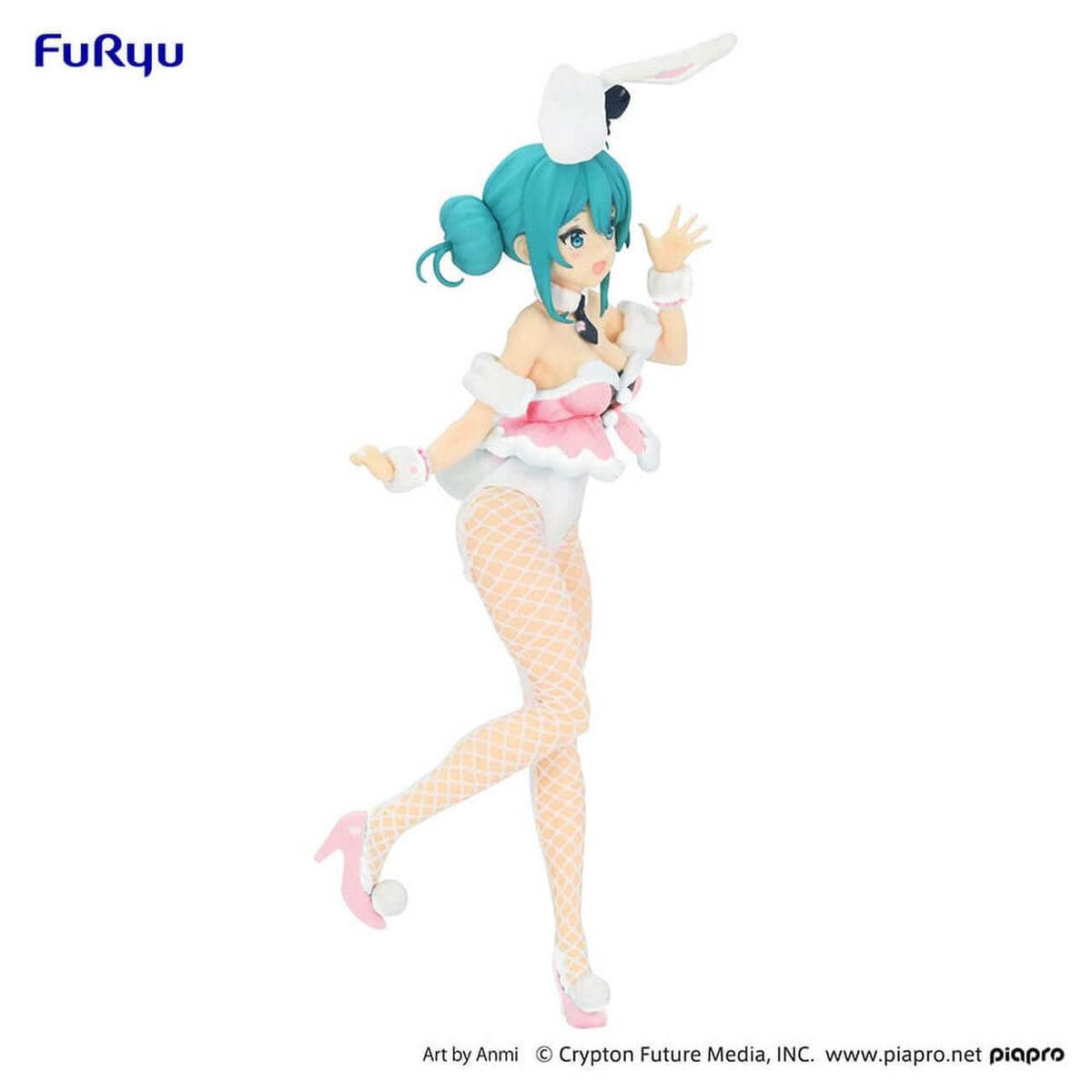 FURYU Corporation FURYU Hatsune Miku BiCute Bunnies Figure Hatsune Miku White Rabbit Baby Pink ver
