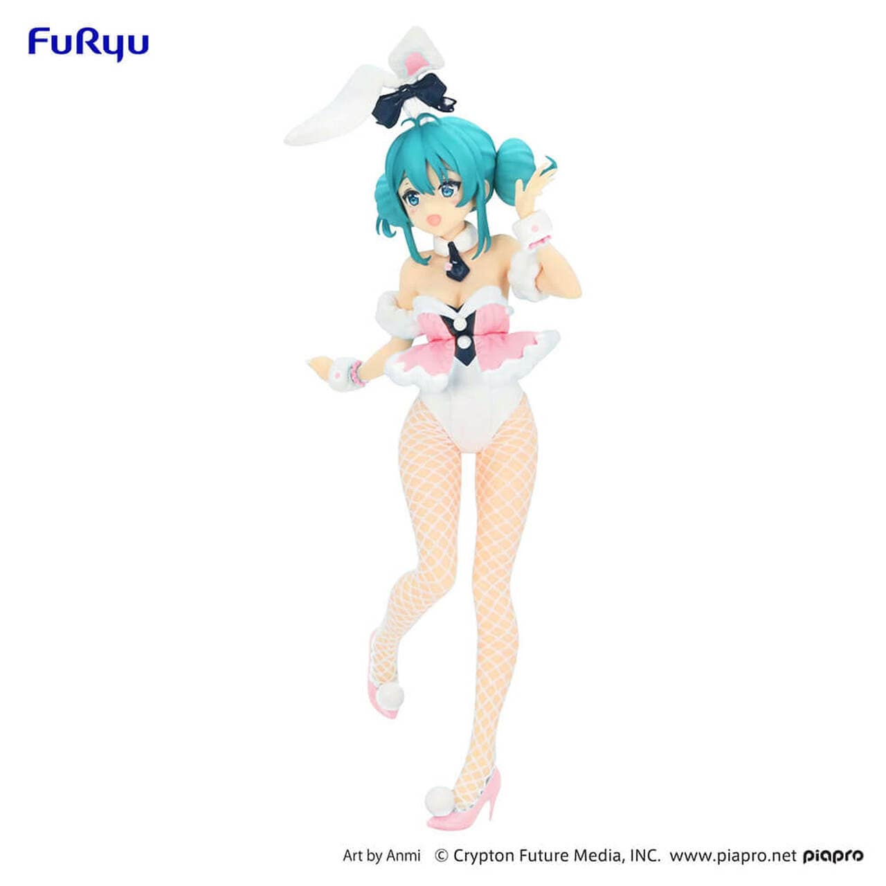 FURYU Corporation FURYU Hatsune Miku BiCute Bunnies Figure Hatsune Miku White Rabbit Baby Pink ver