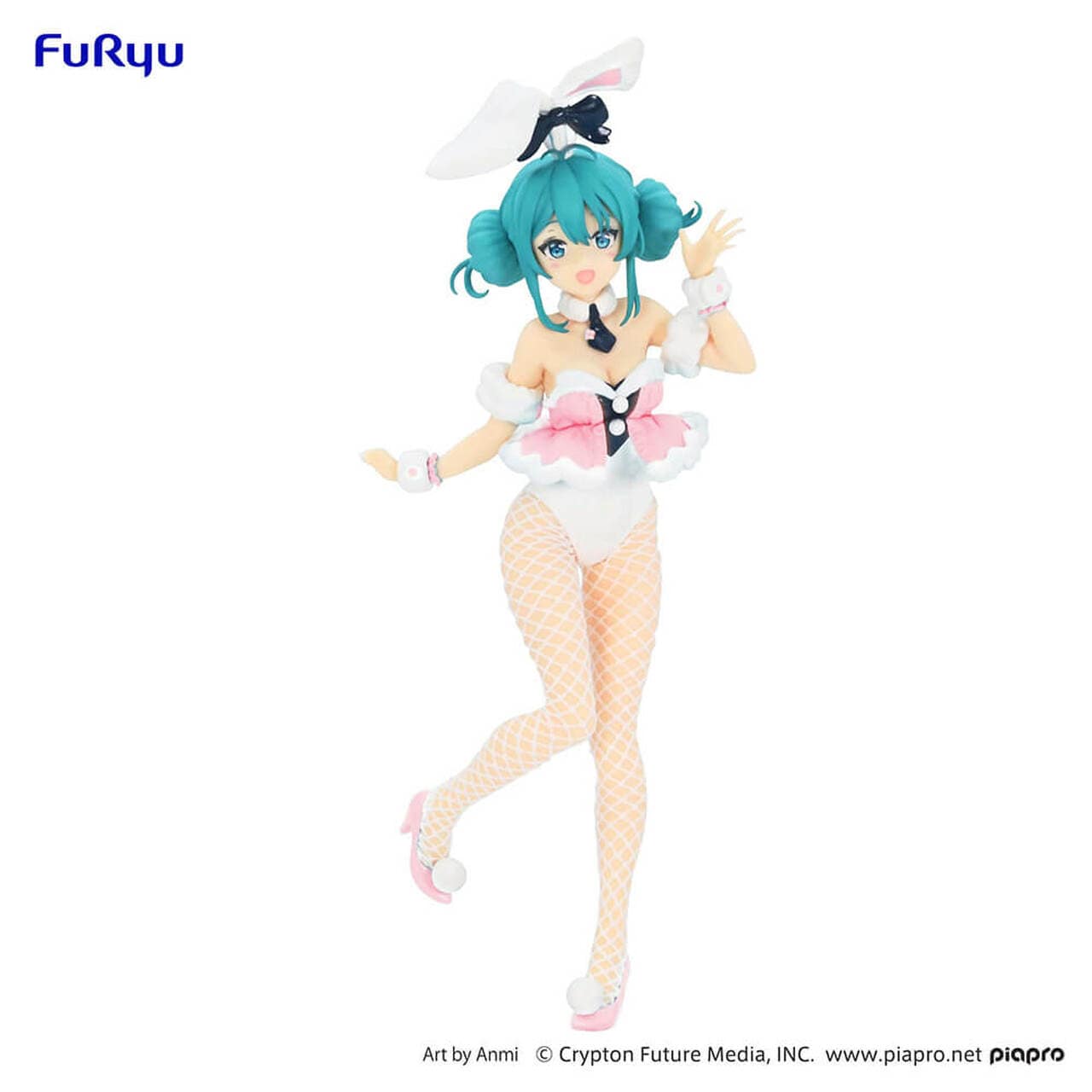 FURYU Corporation FURYU Hatsune Miku BiCute Bunnies Figure Hatsune Miku White Rabbit Baby Pink ver