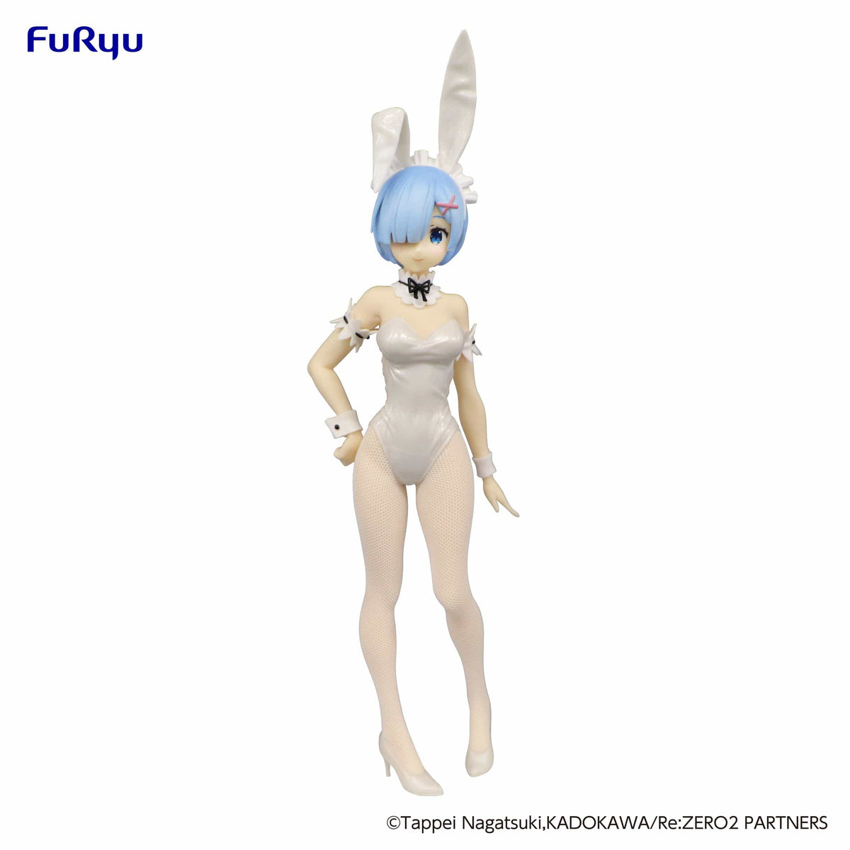 FURYU FURYU Re ZERO BiCute Bunnies Figure Rem White Pearl Color ver