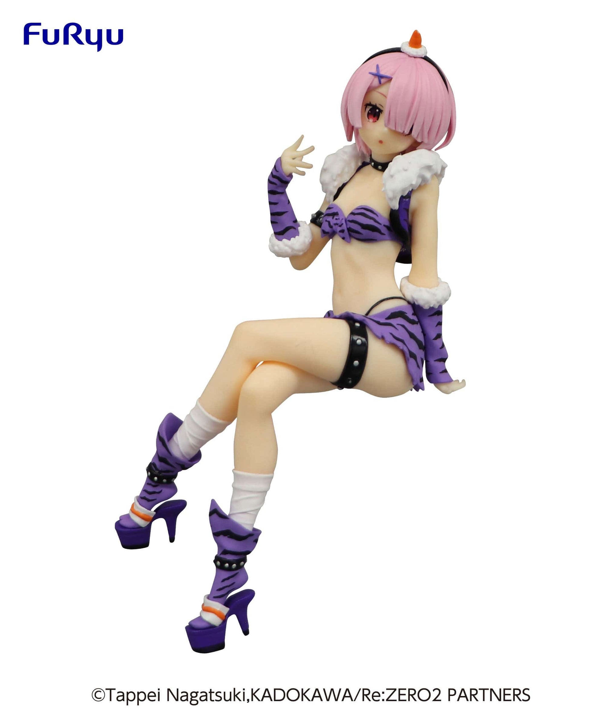 FURYU Corporation FURYU Re: Zero Starting Life in Another World Noodle Stopper Figure - Ram・Demon costume・Another Color ver. -