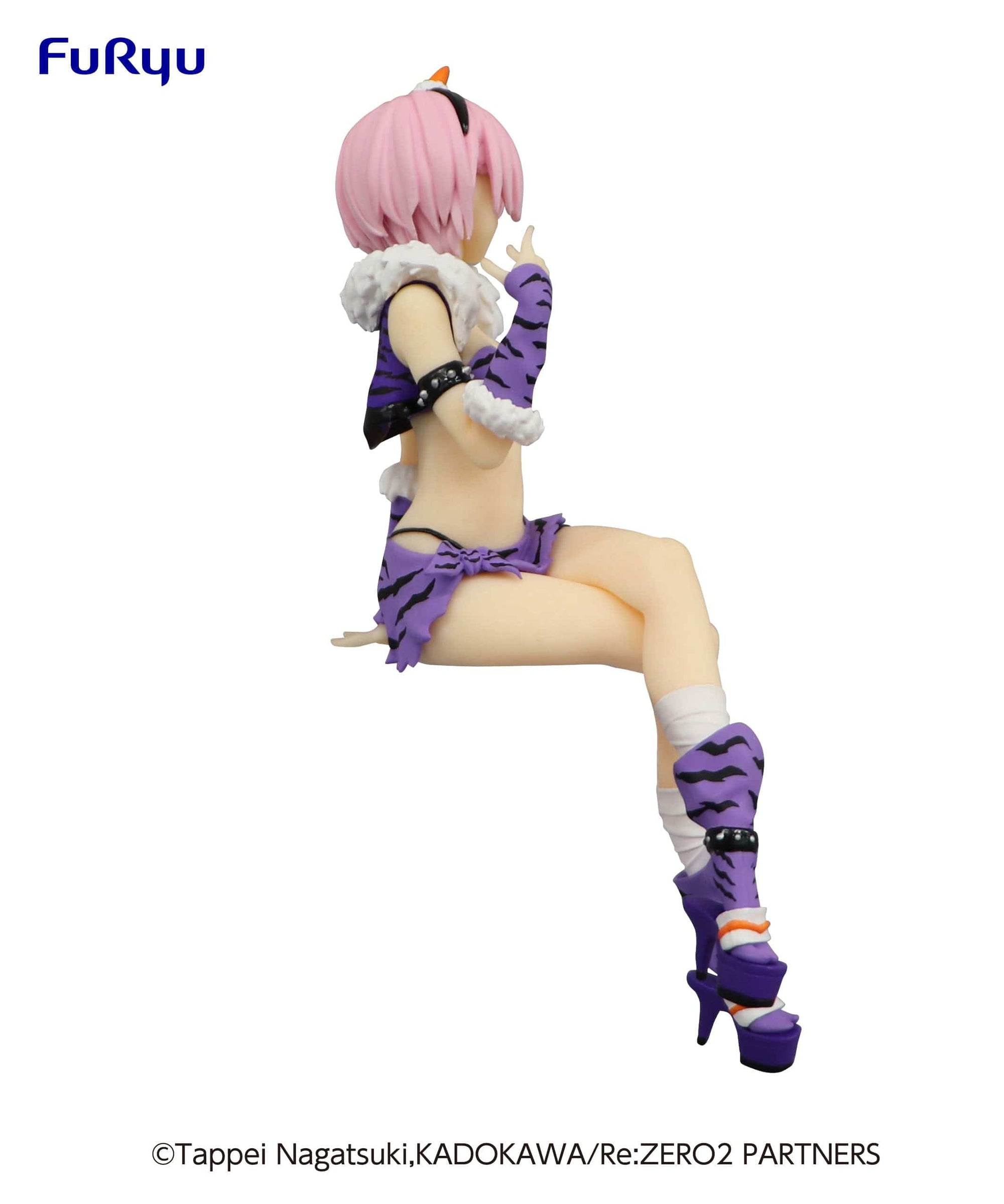 FURYU Corporation FURYU Re: Zero Starting Life in Another World Noodle Stopper Figure - Ram・Demon costume・Another Color ver. -