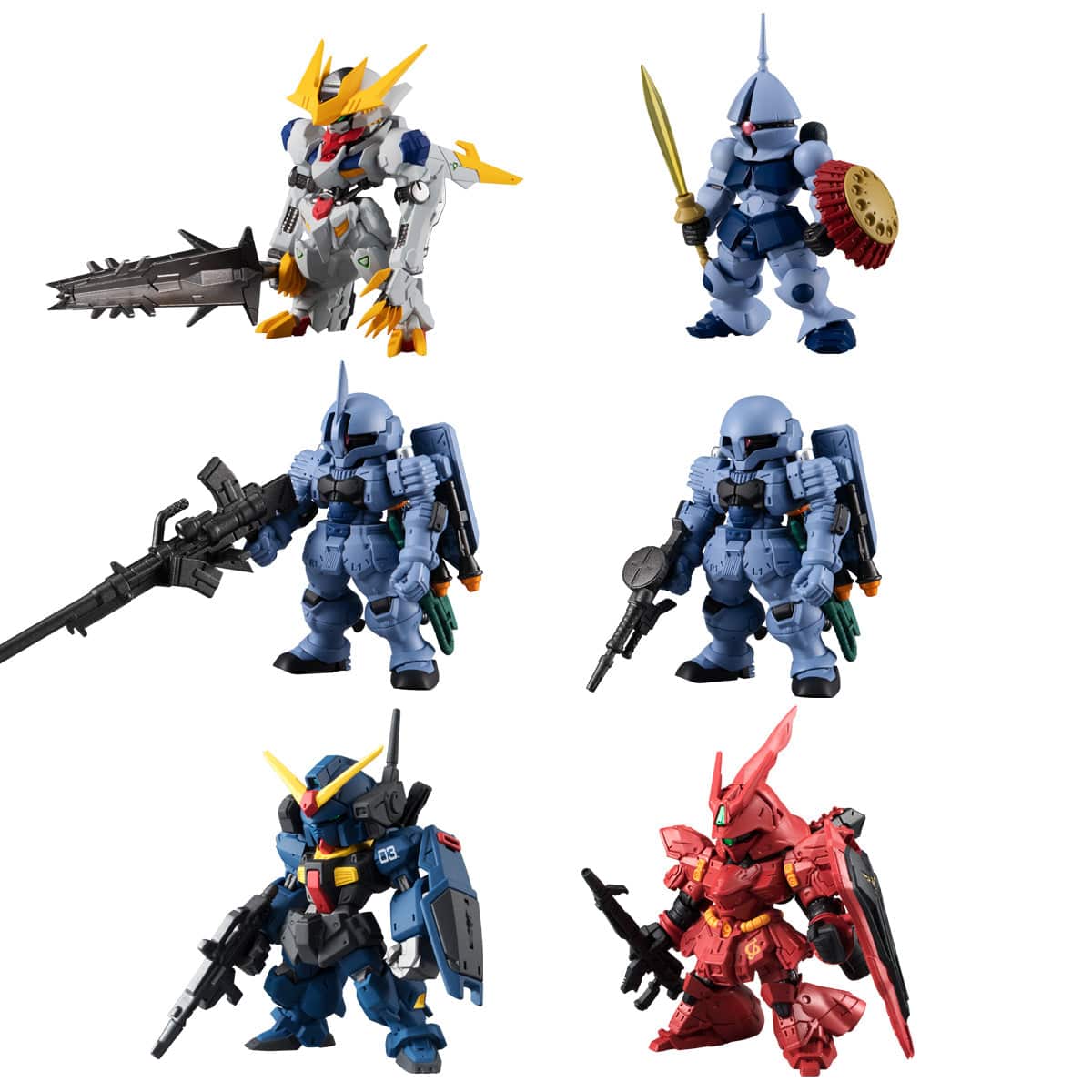 Bandai FW GUNDAM CONVERGE 10TH ANNIVERSARY MEMORIAL SELECTION 01 (SET)