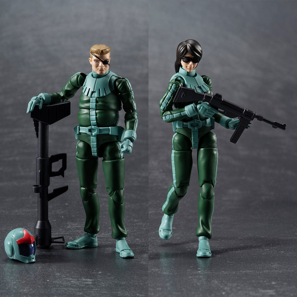 Megahouse G.M.G. SERIES Principality of Zeon Army Soldier 04～06 Normal Suit Soldier & Char Aznable Set【with gift】