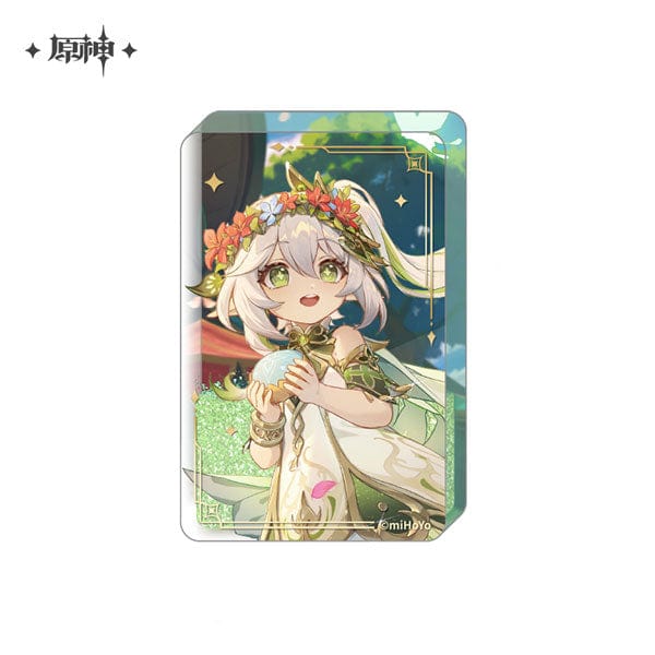 GENSHIN IMPACT CHARACTER ACRYLIC ORNAMENT WITH GLITTER