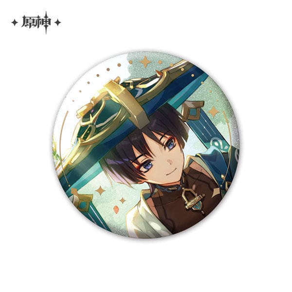 Mihoyo GENSHIN IMPACT CHARACTER WITH BACKGROUND BADGE (ANECDOTE)