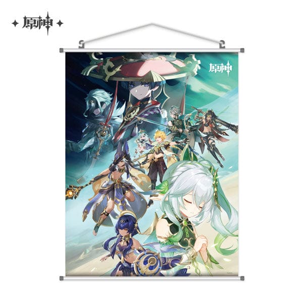 Mihoyo GENSHIN IMPACT KING DESHRET &amp; THE THREE MAGIS WALL SCROLL
