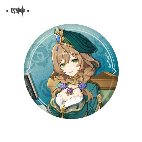 Mihoyo GENSHIN IMPACT TEYVAT FASHION Button Badge / Acrylic