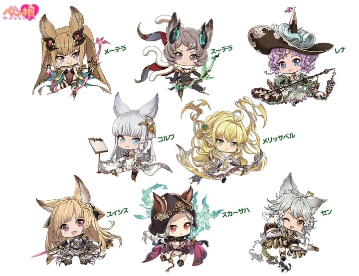 Penguin Parade Granblue Fantasy Petanko Trading Acrylic Strap vol.4