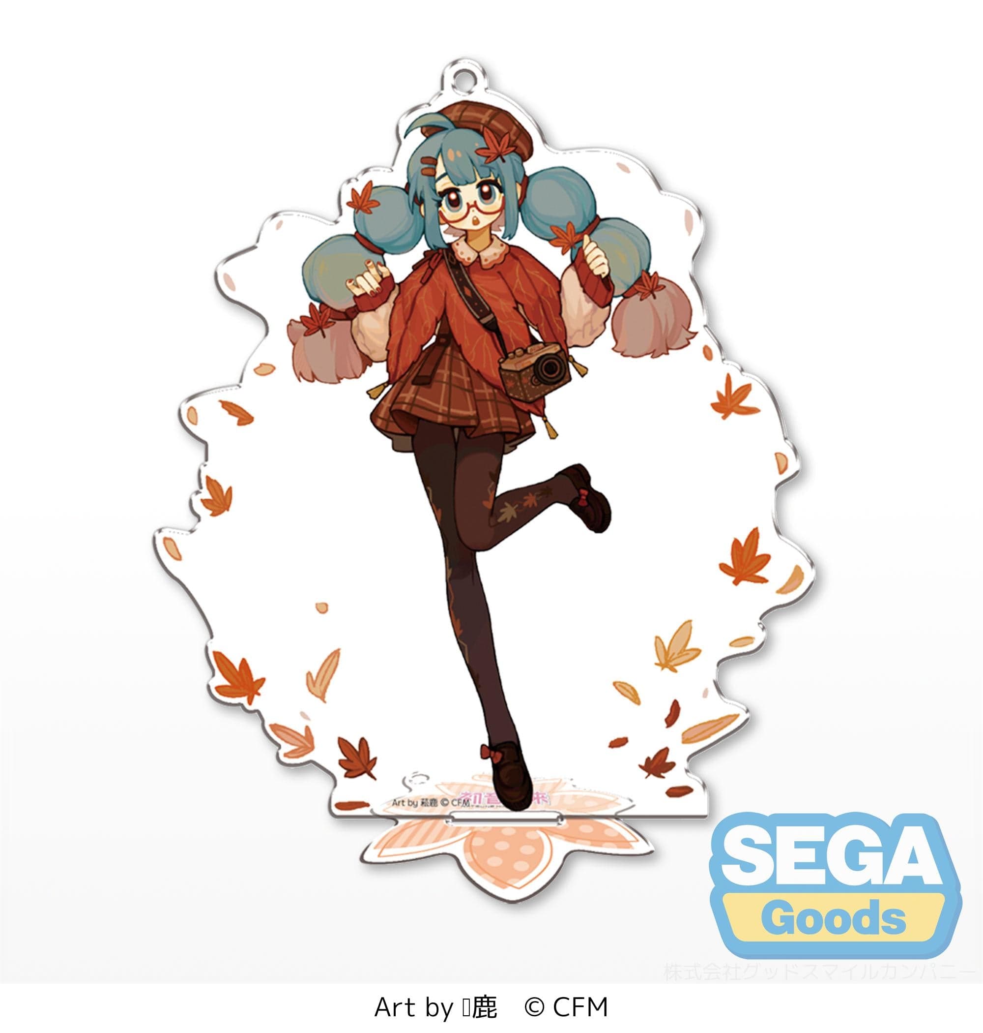 SEGA Hatsune Miku Autumn Outing Acrylic Stand Key Chain ( SUUROKU Ver )