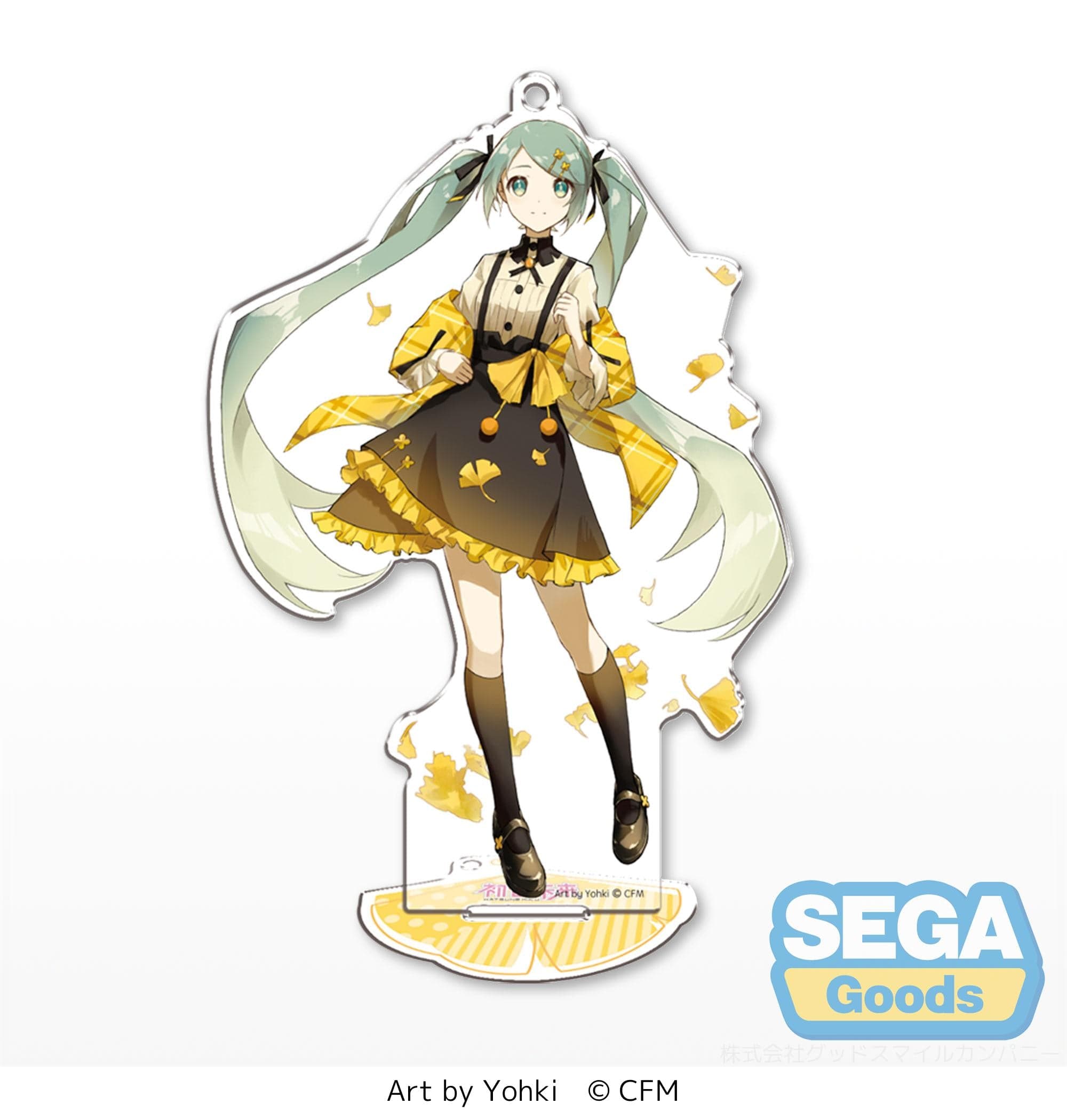 SEGA Hatsune Miku Autumn Outing Acrylic Stand Key Chain ( Yohki Ver )