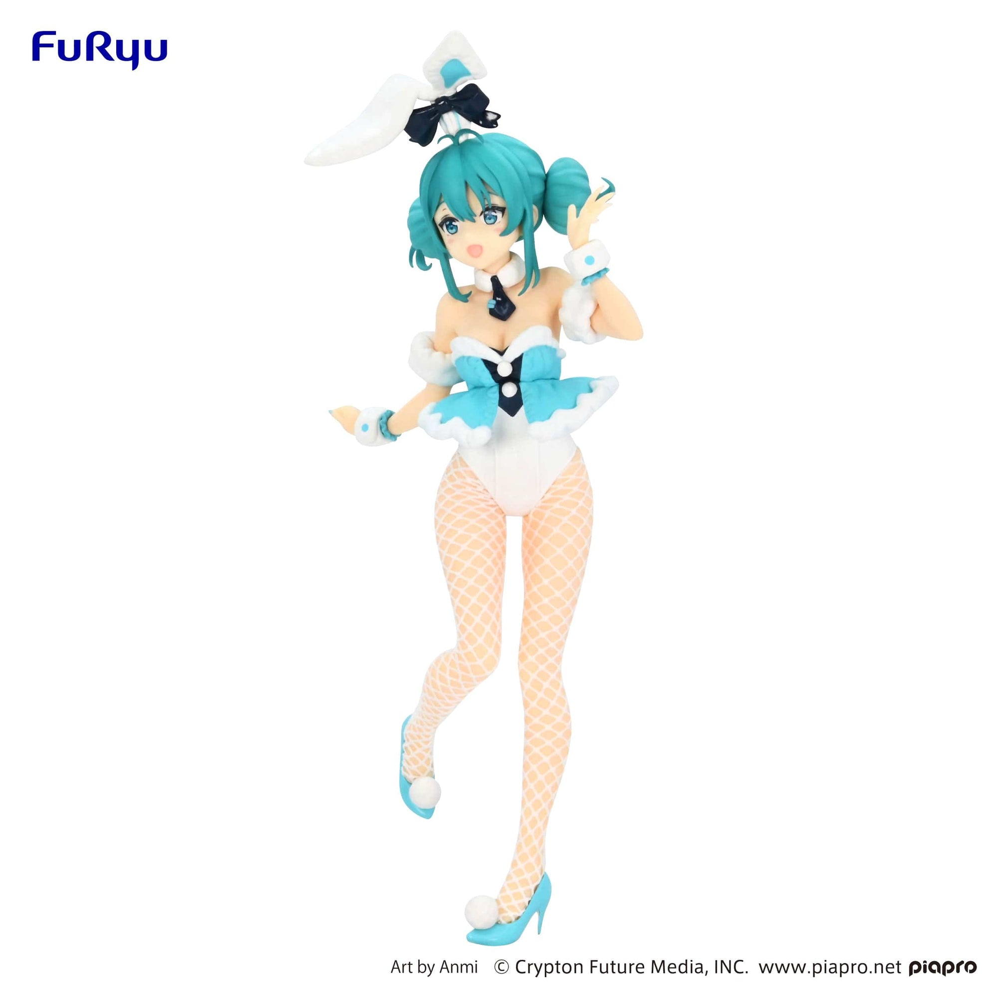 FURYU Corporation Hatsune Miku BiCute Bunnies Figure Hatsune Miku White Rabbit