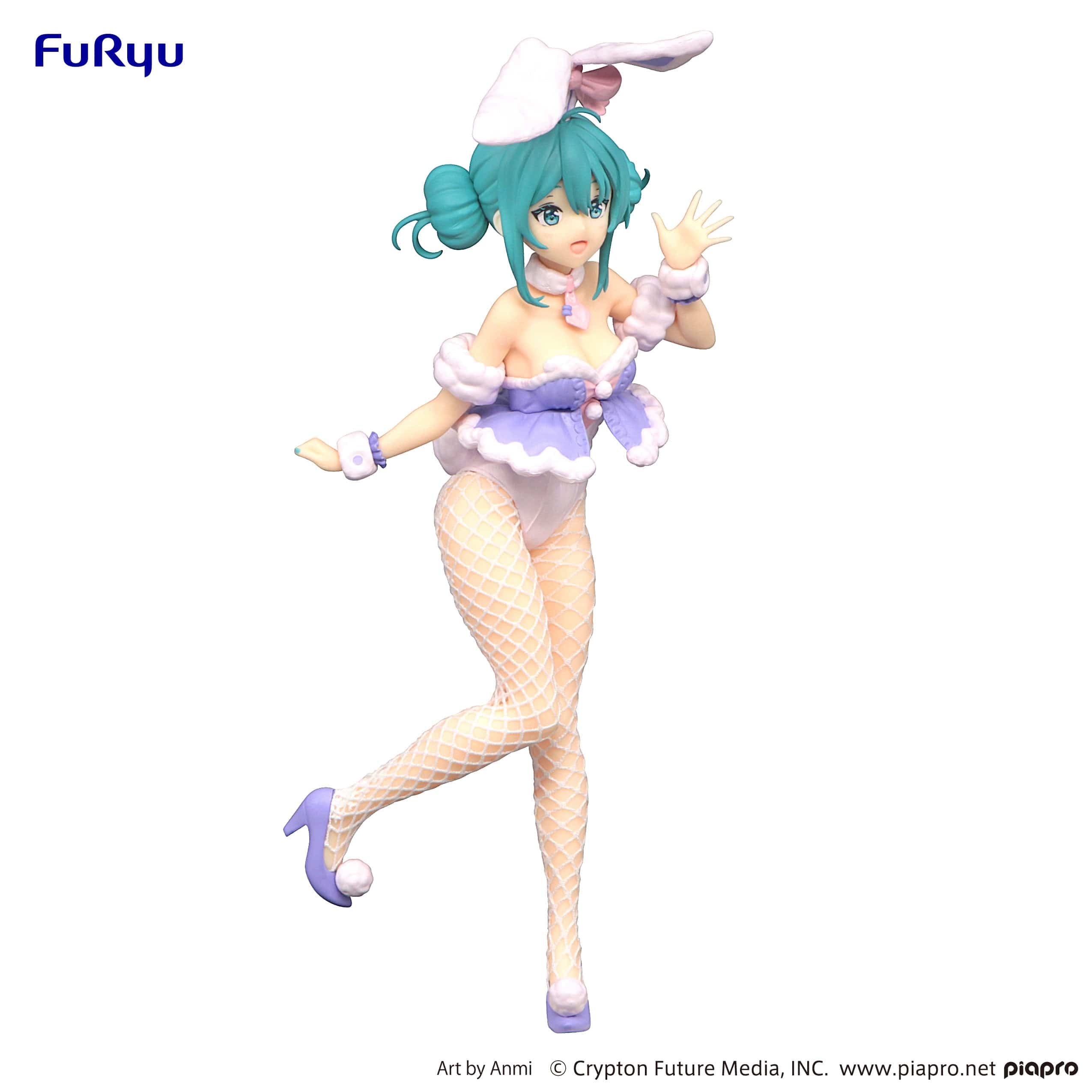 Hatsune Miku BiCute Bunnies Figure White Rabbit Purple Color ver